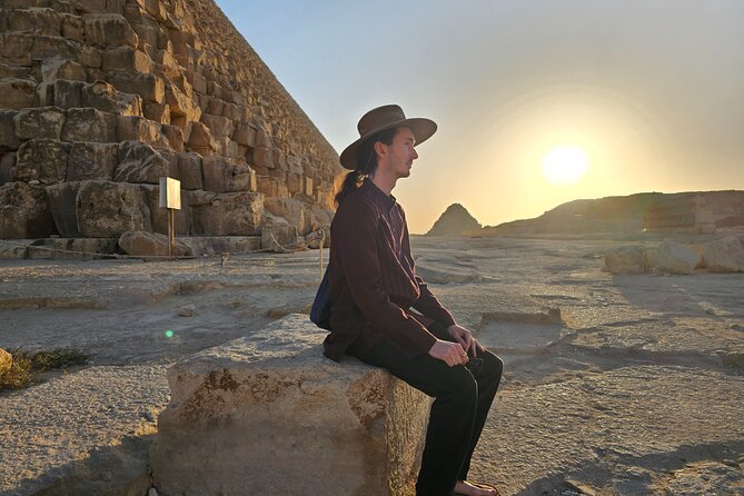 All-in-One Giza Pyramids from inside, Sphinx & Camel ride & Lunch - Stop 2: Khafre’s pyramid and Menkaure’s interior option