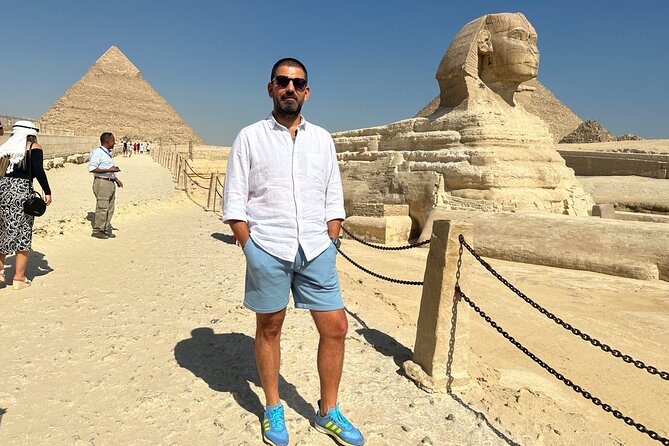 All-in-One Giza Pyramids from inside, Sphinx & Camel ride & Lunch - Stop 4: Lunch at Al Haram—pick from classic Egyptian favorites