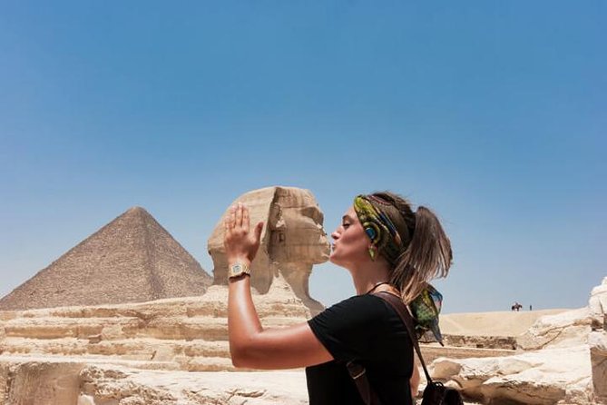 All-inclusive Private Trip Giza Pyramids Sphinx Saqqara, Dahshur - Lunch with pyramid views and what that break does for the day