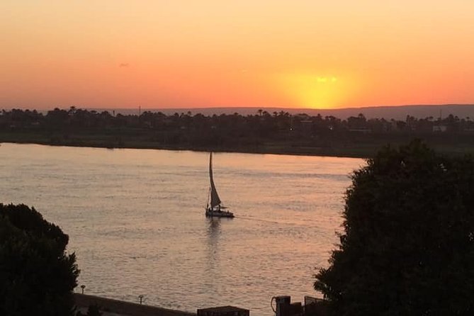 Amazing Sunset sailing by Felucca in Luxor -2 Hours (Private) - Luxor Temple from the Nile: the payoff view