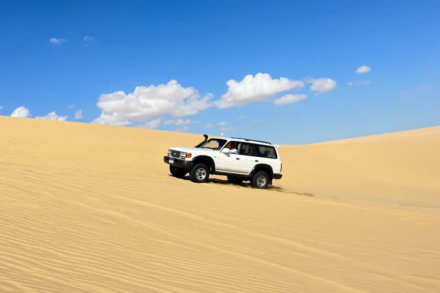 From Cairo: Desert Safari, Camel Ride, Magic Lake, & Lunch - From Cairo to Faiyum: The long transfer that sets the pace