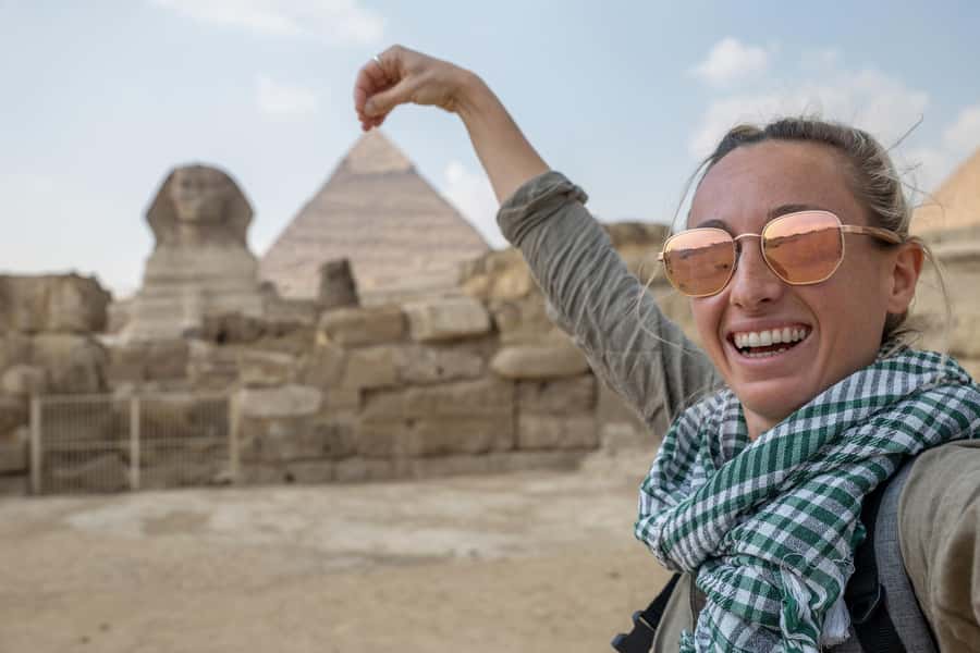 From Hurghada: Full-Day Trip to Cairo by Plane - Giza Plateau: Pyramids of Cheops, Chephren, Mykerinos and the Sphinx