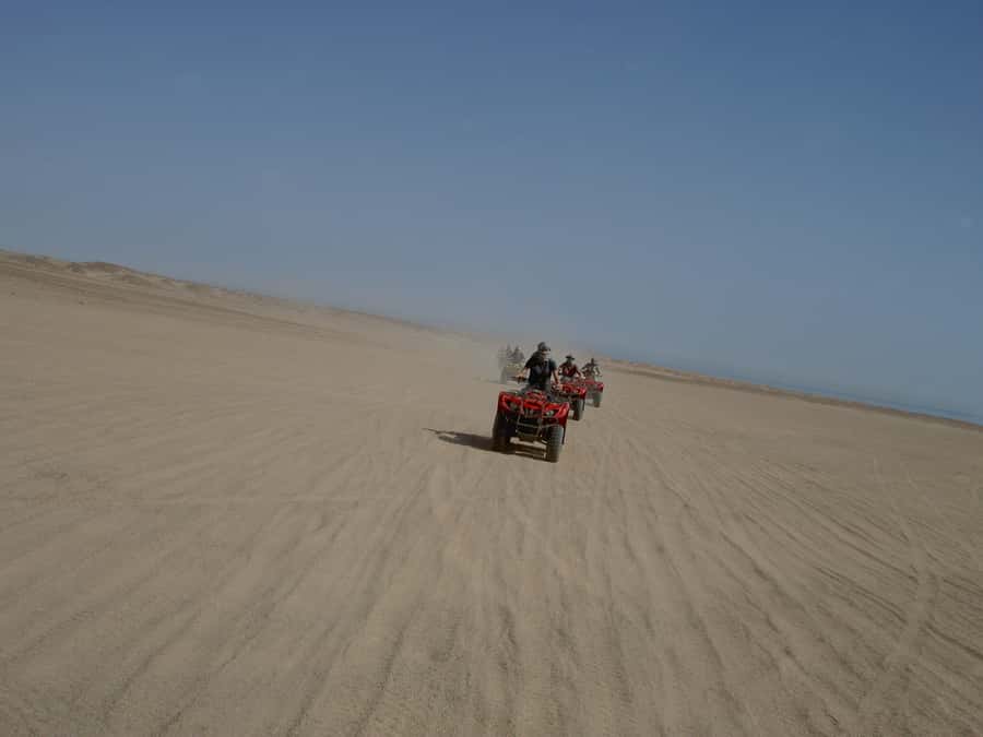 From Hurghada: Makadi Bay ATV Tour - The ATV Ride: Sandbanks, Mountain Paths, and Coastal Turns