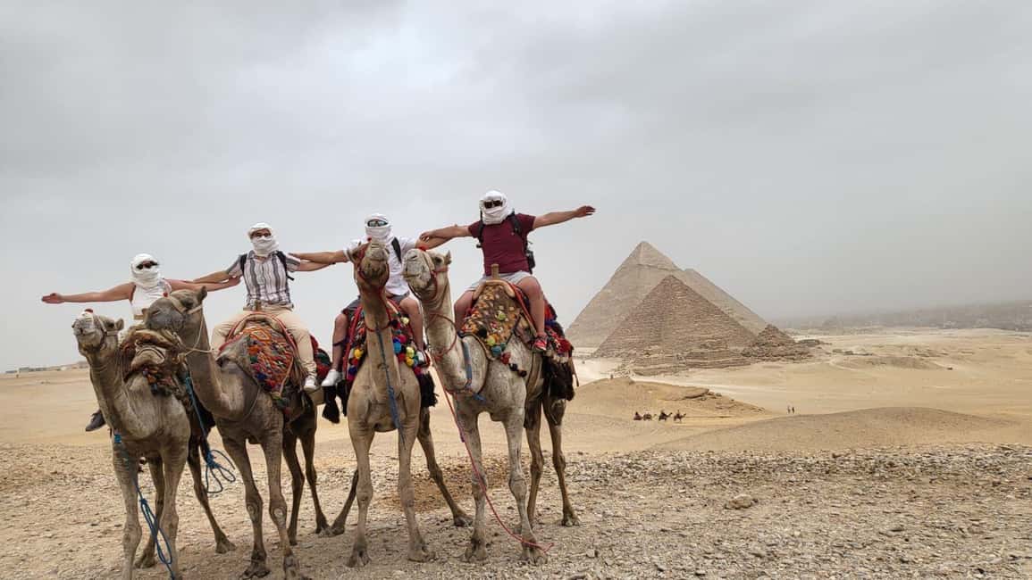 From Sharm El-Sheikh: Cairo's Pyramids: Full-Day By Flight - Khan El Khalili: Islamic Cairo atmosphere, scarves, oil, and shopping pressure