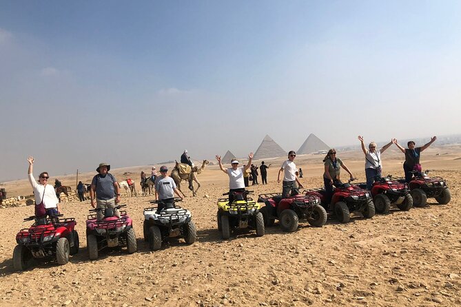 Giza pyramids, Sphinx, ATV bike, Lunch,Camel ride, Dinner cruise& shopping tour - Camel Ride Time: Quick, Classic, and Better With Guardrails