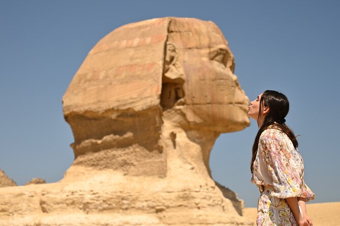 Giza Pyramids, Sphinx, Saqqara and Memphis Full-Day Cairo Tour - Panoramic Giza photo time, plus the camel decision