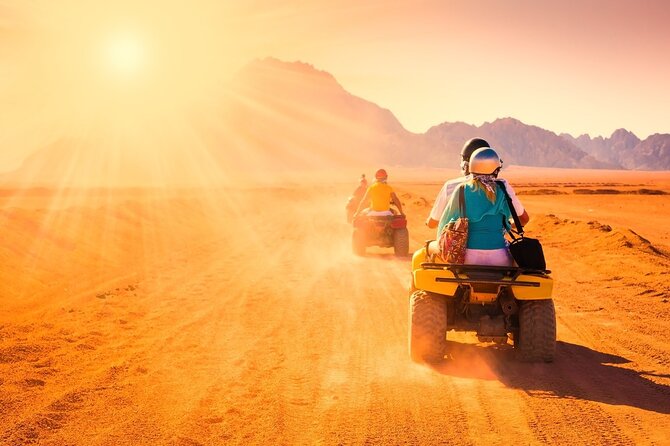 Hurghada: ATV Quad Safari, Camel Ride & Bedouin Village Tour - Hurghada quad safari: adrenaline with a real desert pause