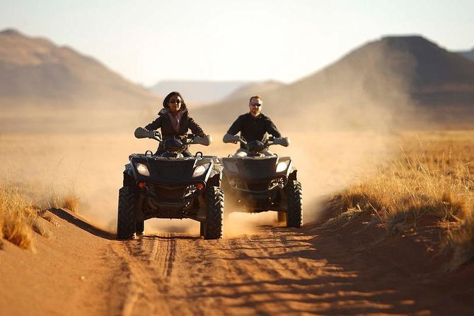 Hurghada: ATV Quad Safari, Camel Ride & Bedouin Village Tour - Safety setup: helmets, scuffs, and learning fast