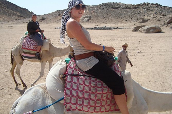 Hurghada: ATV Quad Safari, Camel Ride & Bedouin Village Tour - Bedouin village break: tea, shade, and camel time