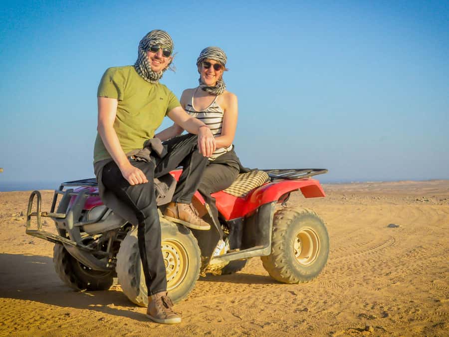 Hurghada: ATV Safari Tour with Camel Ride - On the Quads: What the Desert Stops Feel Like