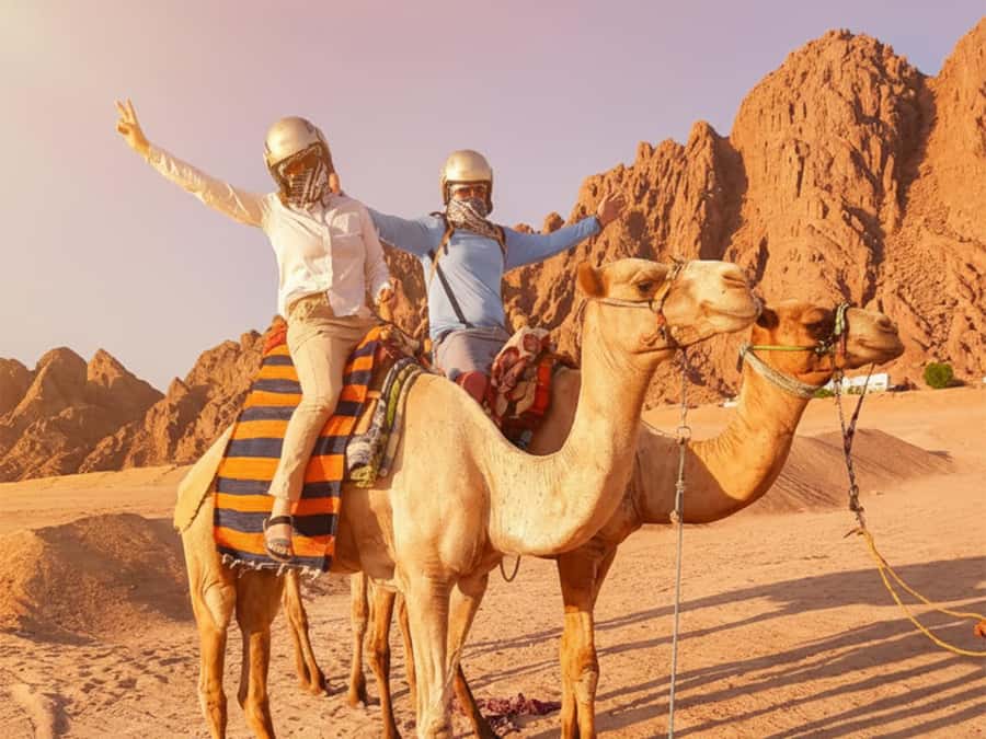 Hurghada: Full-Day Quad & Camel Ride, Stargazing, & Dinner - Safety briefing, helmet rules, and the driving test