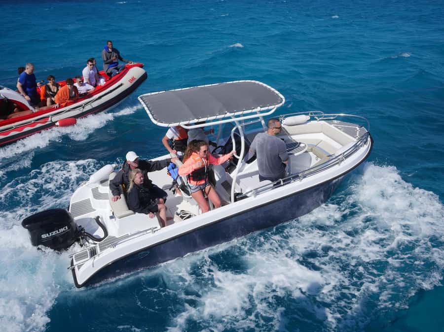 Hurghada: Giftun Island Orange Bay Speedboat Cruise & Lunch - Getting to the marina and first reef: what the schedule feels like
