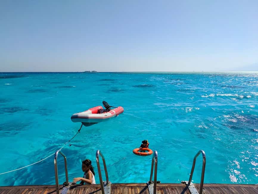 Hurghada: Orange Bay Day Trip with Water Sports and Lunch - Banana boat and sofa rides: fun thrills, weather reality