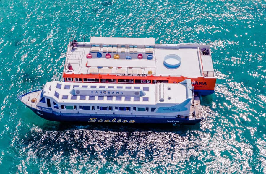 Hurghada: Panoramic Semi-Submarine Cruise with Snorkeling - Hurghada Marina time: where the tour energy starts