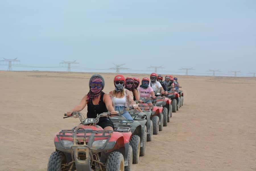Hurghada: Quad Bike, Buggy, and Camel Ride & Bedouin Village - What to bring for a comfortable desert day