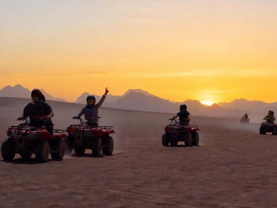 Hurghada: Quad Bike Tour of the Desert and Red Sea - Choosing your timing: sunrise breakfast, daytime quads, or sunset dinner and stargazing