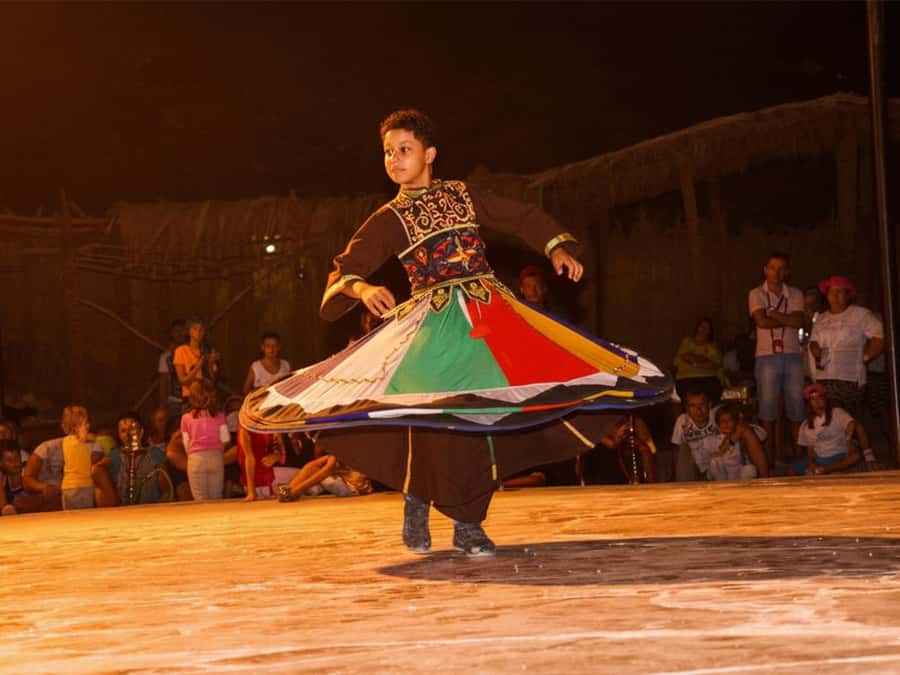 Hurghada: Sea & Desert Horse Tour, Stargazing, Dinner & Show - The ride highlights: desert dunes, valleys, and coastline moments