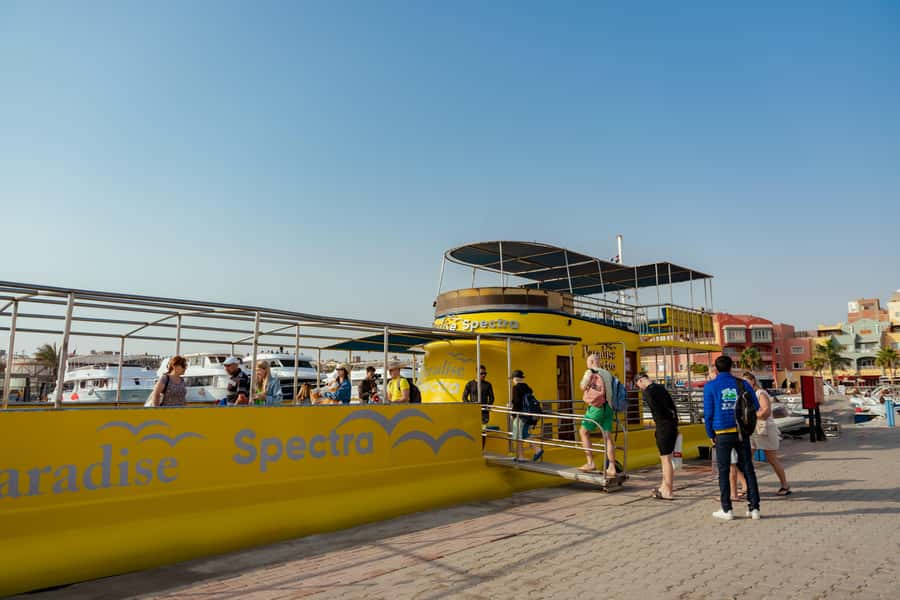 Hurghada: Semi-Submarine Boat Tour w/ Snorkeling & Transfer - Getting There: Hotel Pickup To Hurghada Marina (And How Meeting Works)