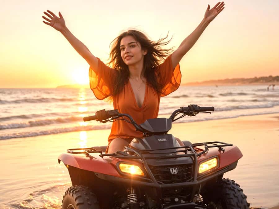 Hurghada: Sunset Quad Bike, Camel w/ Opt Stargazing and BBQ - The desert ride at sunset: what the two hours actually feels like