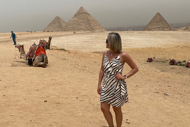private Giza Pyramids,Sphinx and the New Grand Egyptian Museum - Khafre’s Pyramid: The Big Ticket Moment (Sometimes Literally)