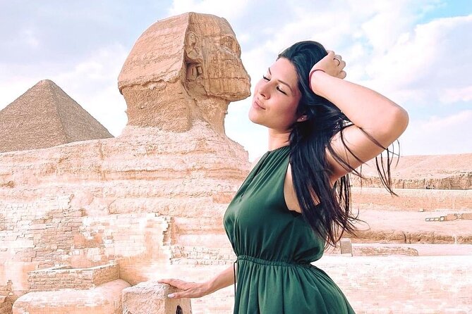 private Giza Pyramids,Sphinx and the New Grand Egyptian Museum - Valley Temple: The Part of Giza Most People Rush