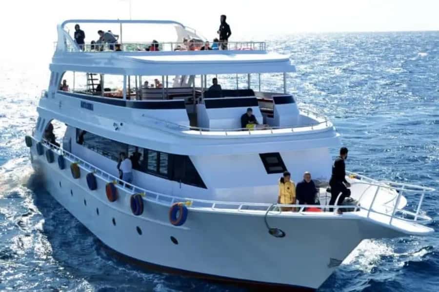 Sharm El Sheikh: Ras Mohamed & White Island Dive & Snorkel - The Boat Day Setup: Hotel Pickup and a 3-Level Yacht