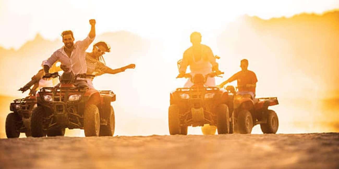 Sharm ElSheikh: ATV Quad & Buggy Adventure Sunrise or Sunset - Getting to the ATV base: pickup, transfer, and the safety talk