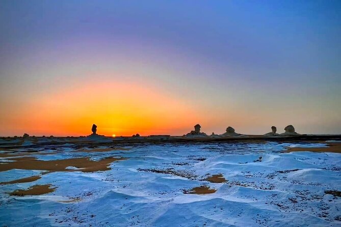 White & Black desert camping tour 2 Days 1 night From Cairo - Valley of Agabat: the Beautiful Valley with white cliffs and limestone tones
